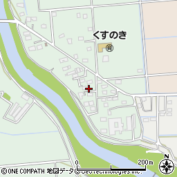 熊本県熊本市南区城南町六田516周辺の地図