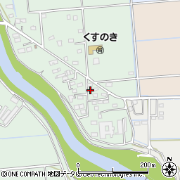 熊本県熊本市南区城南町六田496周辺の地図