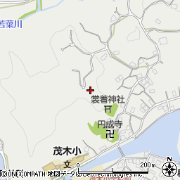 長崎県長崎市茂木町周辺の地図