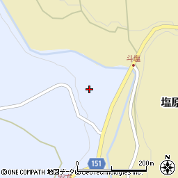 熊本県上益城郡山都町安方163周辺の地図