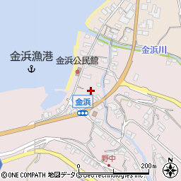 長崎県雲仙市小浜町金浜1472周辺の地図