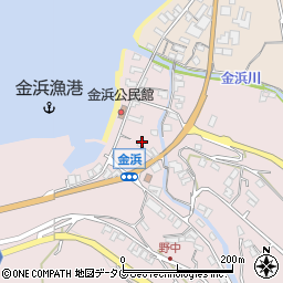 長崎県雲仙市小浜町金浜1472-6周辺の地図