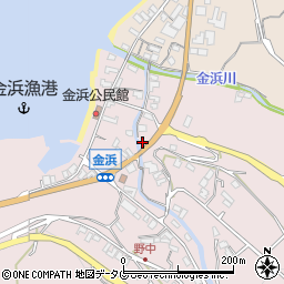 長崎県雲仙市小浜町金浜1497周辺の地図