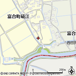 熊本県熊本市南区富合町硴江116-4周辺の地図