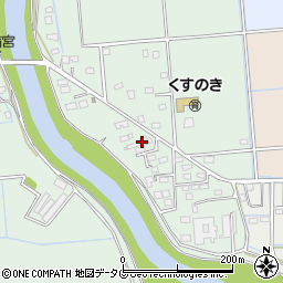 熊本県熊本市南区城南町六田521周辺の地図