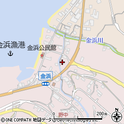 長崎県雲仙市小浜町金浜1496周辺の地図