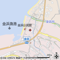 長崎県雲仙市小浜町金浜1478-1周辺の地図