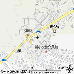 セブンイレブン長崎小ヶ倉町店周辺の地図