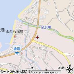 長崎県雲仙市小浜町金浜1560周辺の地図