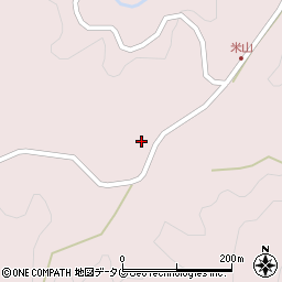 熊本県上益城郡山都町米迫399周辺の地図