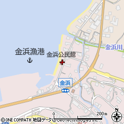 長崎県雲仙市小浜町金浜2260周辺の地図
