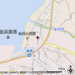 長崎県雲仙市小浜町金浜1495周辺の地図