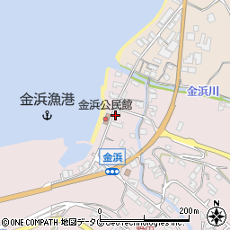 長崎県雲仙市小浜町金浜1481周辺の地図