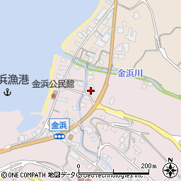 長崎県雲仙市小浜町金浜1568周辺の地図