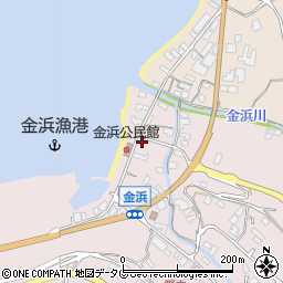 長崎県雲仙市小浜町金浜1480周辺の地図