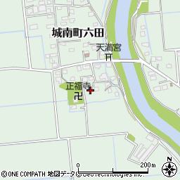 熊本県熊本市南区城南町六田753周辺の地図
