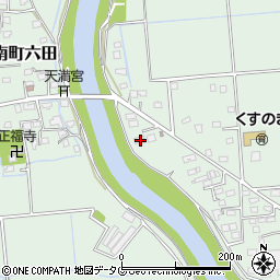 熊本県熊本市南区城南町六田264周辺の地図