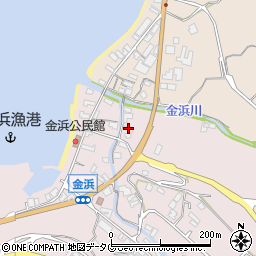 長崎県雲仙市小浜町金浜1569周辺の地図