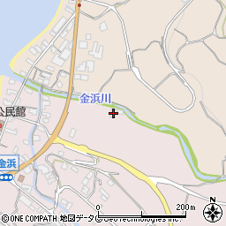 長崎県雲仙市小浜町金浜1584周辺の地図