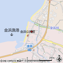 長崎県雲仙市小浜町金浜1485周辺の地図