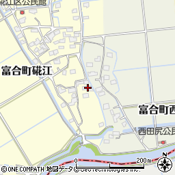熊本県熊本市南区富合町硴江276周辺の地図