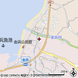 長崎県雲仙市小浜町金浜1570周辺の地図