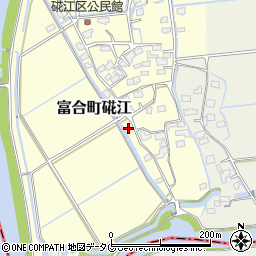 熊本県熊本市南区富合町硴江245-1周辺の地図