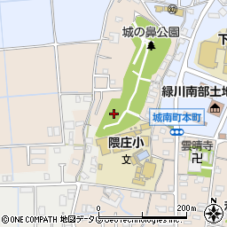 熊本県熊本市南区城南町隈庄周辺の地図