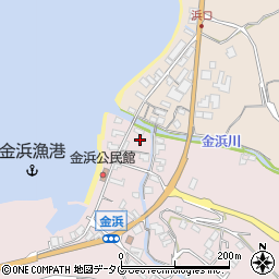 長崎県雲仙市小浜町金浜1488周辺の地図