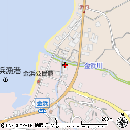 長崎県雲仙市小浜町金浜1571周辺の地図