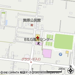 熊本市城南Ｂ＆Ｇ海洋センター周辺の地図