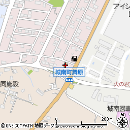 セブンイレブン熊本城南舞原店周辺の地図