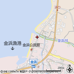 長崎県雲仙市小浜町金浜1487-2周辺の地図