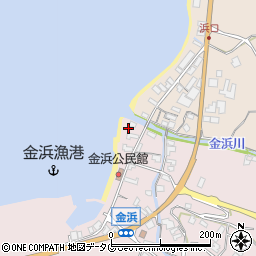 長崎県雲仙市小浜町金浜1487周辺の地図