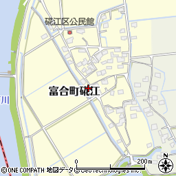 熊本県熊本市南区富合町硴江242-4周辺の地図