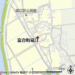 熊本県熊本市南区富合町硴江308-2周辺の地図
