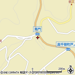 ファミリーマート高千穂馬門店周辺の地図