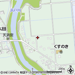 熊本県熊本市南区城南町六田318周辺の地図