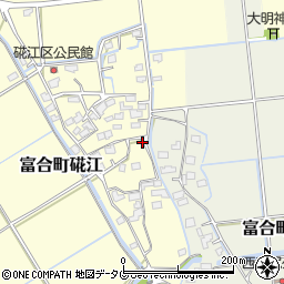 熊本県熊本市南区富合町硴江316周辺の地図