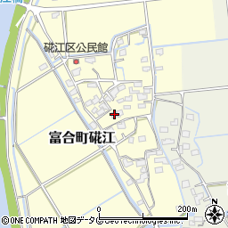 熊本県熊本市南区富合町硴江324周辺の地図