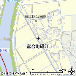 熊本県熊本市南区富合町硴江240周辺の地図