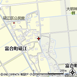 熊本県熊本市南区富合町硴江317周辺の地図