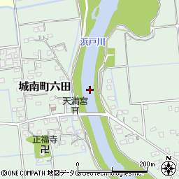 六田橋周辺の地図