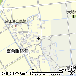 熊本県熊本市南区富合町硴江320周辺の地図