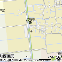 熊本県熊本市南区富合町志々水299周辺の地図