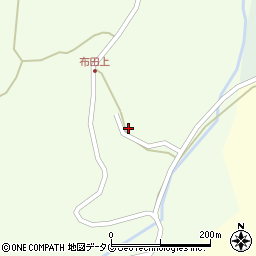 熊本県上益城郡山都町城平1955周辺の地図