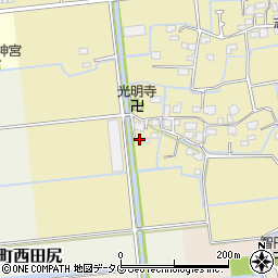 熊本県熊本市南区富合町志々水284周辺の地図