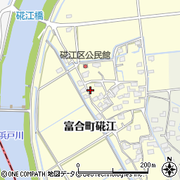 熊本県熊本市南区富合町硴江364-3周辺の地図