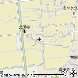 熊本県熊本市南区富合町志々水272周辺の地図