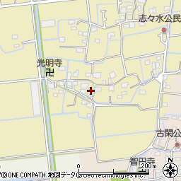 熊本県熊本市南区富合町志々水269周辺の地図